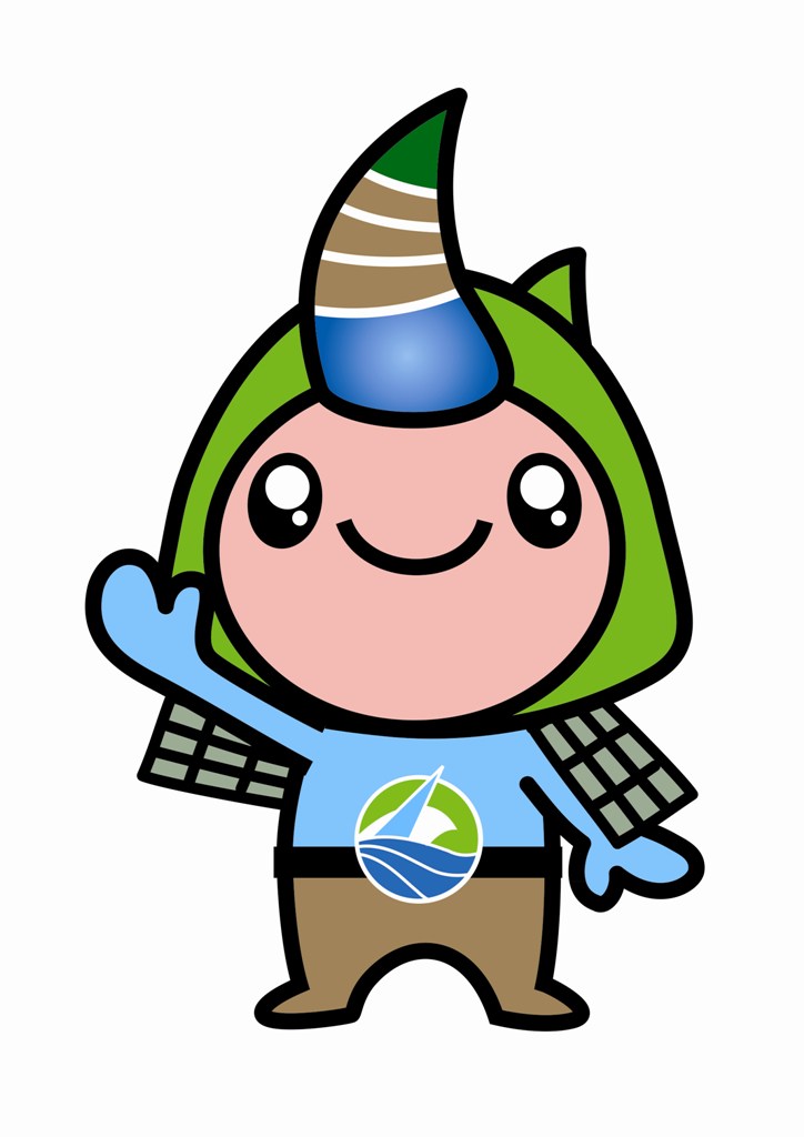 香美町の観光PRキャラクターのジオンくんのイラスト