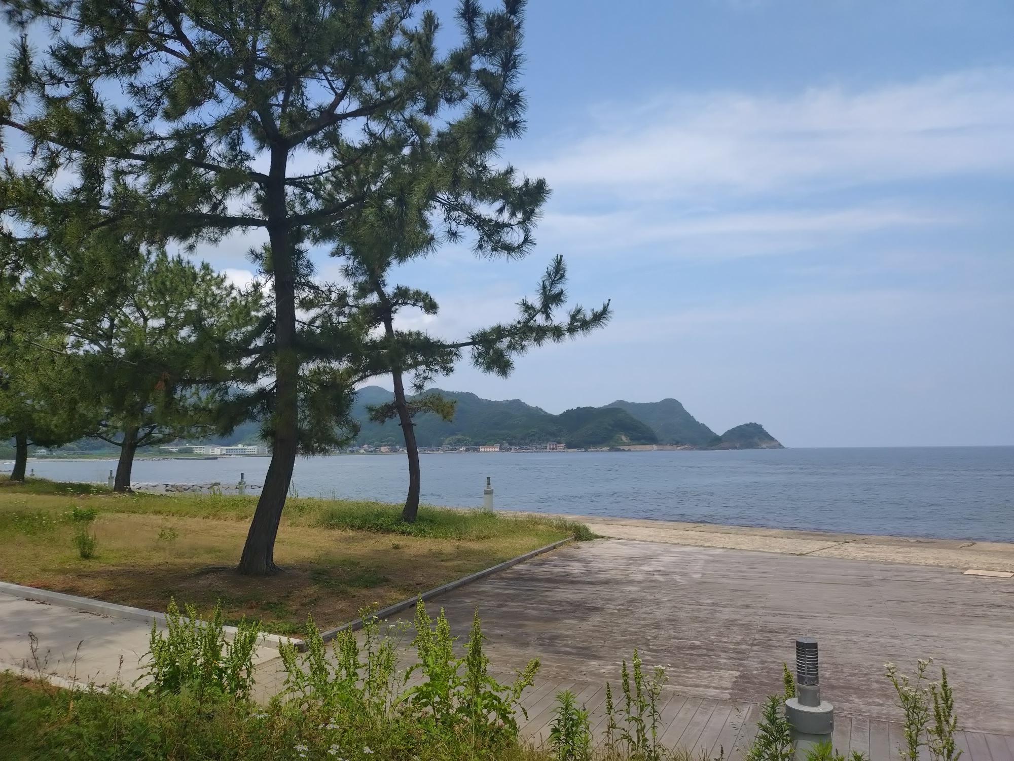 海の見える写真