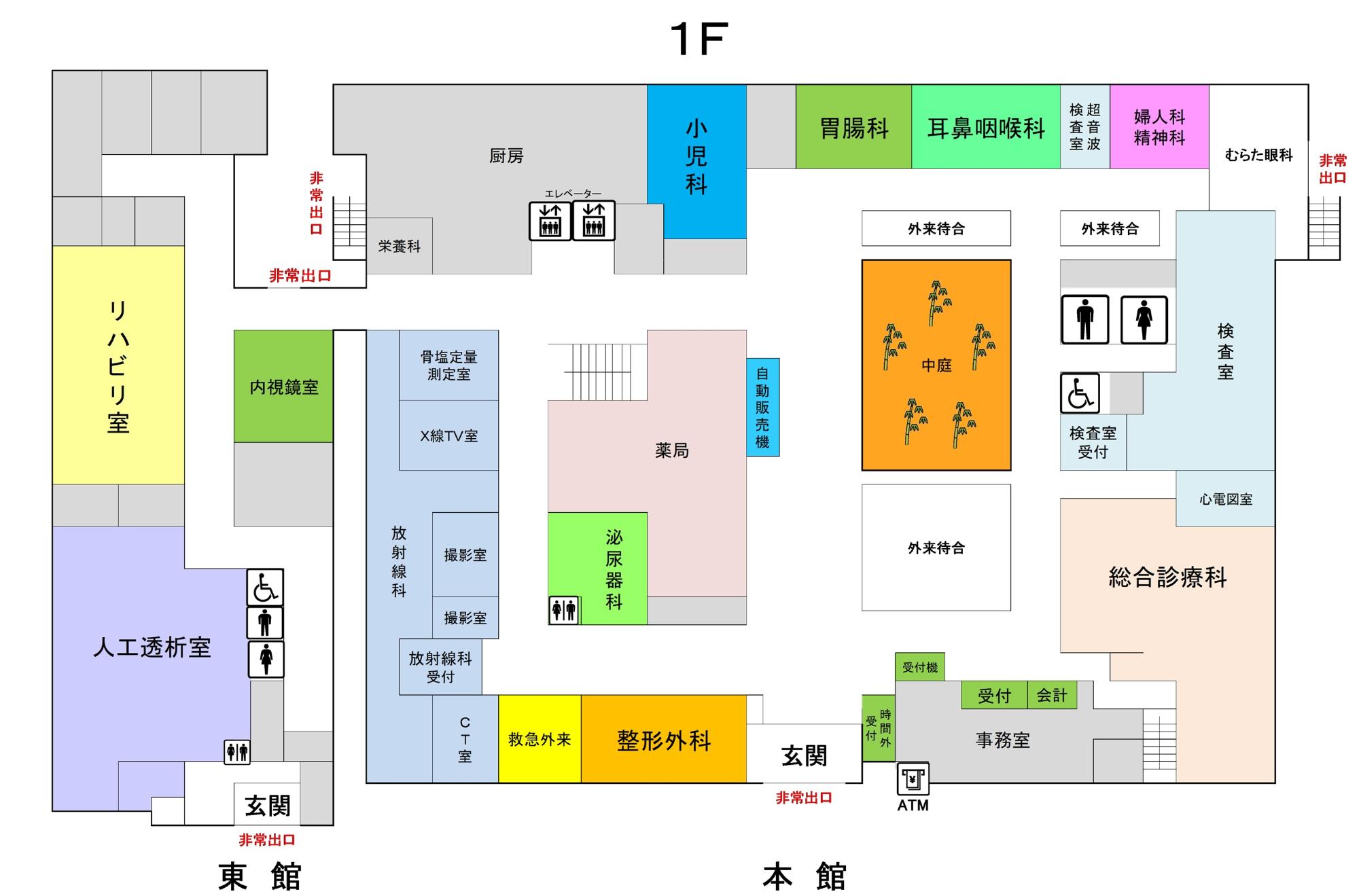 フロアーマップ1階