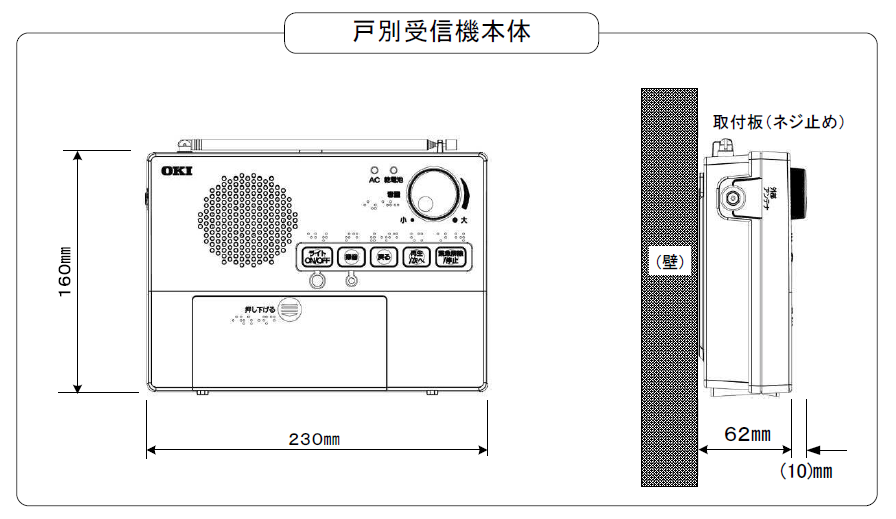 戸別受信機