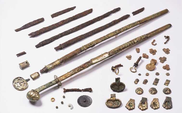 文堂古墳の出土品